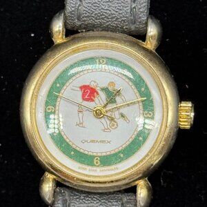Vintage 1990's Quemex Quartz Soccer Wristwatch Needs new Battery